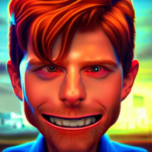 Prompt: Photorealistic philip j fry. Hyperdetailed photorealism, 108 megapixels, amazing depth, glowing rich colors, powerful imagery, psychedelic Overtones, 3D finalrender, 3d shading, cinematic lighting, artstation concept art