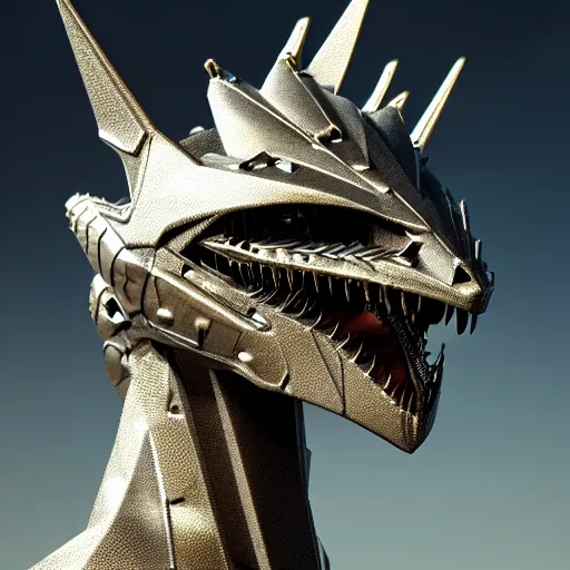 Prompt: close up bust shot, realistic detailed stunning beautiful armored anthropomorphic humanoid robot female dragon, doing an elegant pose, looking to the side, sleek streamlined armor and design, sharp claws, Slick LEDs, standing on two legs, on the beach during sunset, high quality, cinematic art, sunset lighting, artstation, deviantart, furaffinity