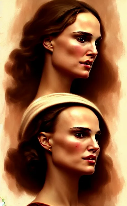 Prompt: natalie portman, kiera knightly, traditional corsican, intricate, highly detailed, artstation, illustration, jurgens, rutkowski, bouguereau