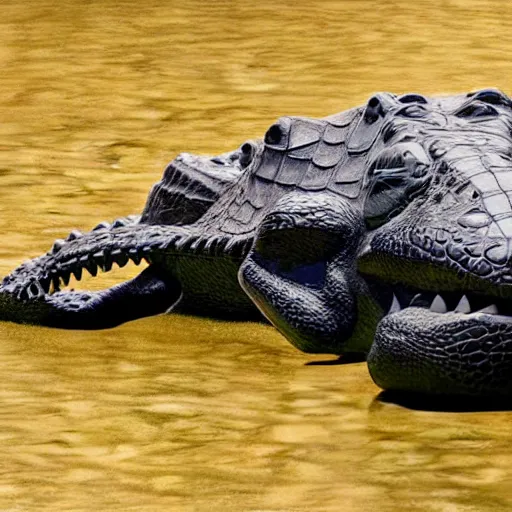 Image similar to hyperrealistic dslr film still of alligator eating elmo, stunning 8 k octane comprehensive 3 d render, inspired by istvan sandorfi & greg rutkowski & unreal engine, perfect symmetry, dim volumetric cinematic lighting, extremely hyper - detailed, extremely lifelike attributes & lifelike texture, intricate, masterpiece, artstation, stunning