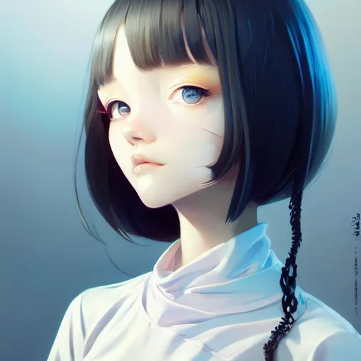Prompt: classy elegant sophisticated very up close portrait of a girl in tshirt, enveloped by an evil psychic squid, fantasy art by saruei and guweiz and ilya kuvshinov and rockwell and warhol and range murata, sleek curves, intricate sharp focus, trending on artstation hq, deviantart, pinterest, unreal engine 5, 4 k uhd image