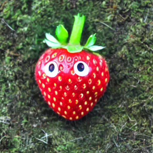 Image similar to adorable strawberry critter