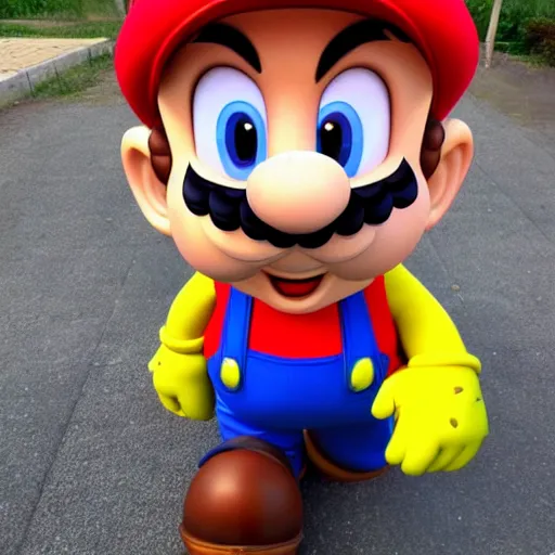 Image similar to mario with down syndrome