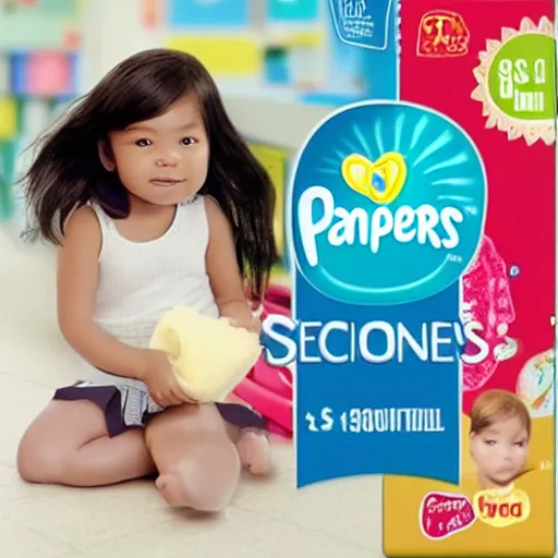 Image similar to school girl wearing pampers