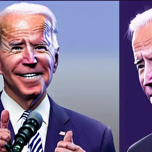 Prompt: Joe Biden as an epic anime warrior, 4k