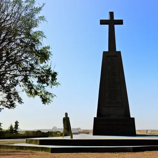 Image similar to monument with the only text за абобу