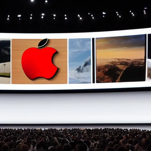 Prompt: apple keynote