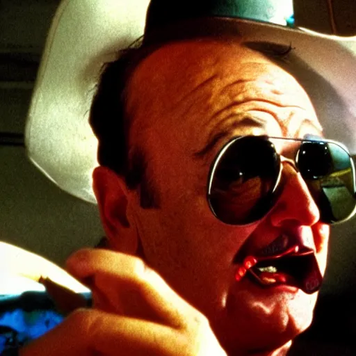 Image similar to bill murray in fear and loathing