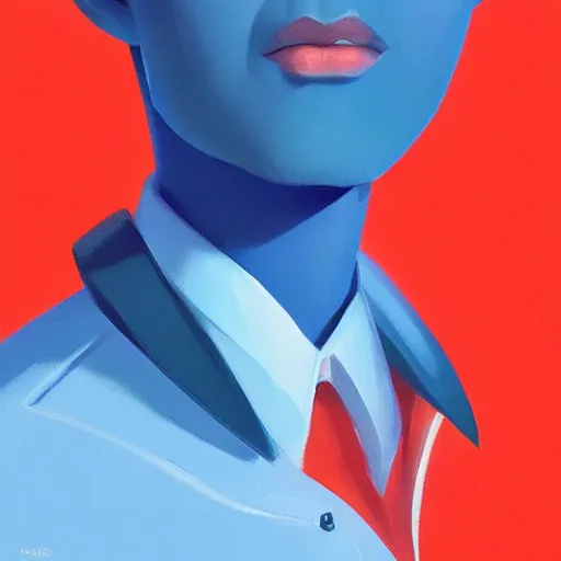 Image similar to face icon stylized minimalist m. a. s. h., loftis, cory behance hd by jesper ejsing, by rhads, makoto shinkai and lois van baarle, ilya kuvshinov, rossdraws global illumination