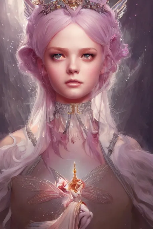 Image similar to fairy princess, highly detailed, d & d, fantasy, highly detailed, digital painting, trending on artstation, concept art, sharp focus, illustration, art by artgerm and greg rutkowski and fuji choko and viktoria gavrilenko and hoang lap