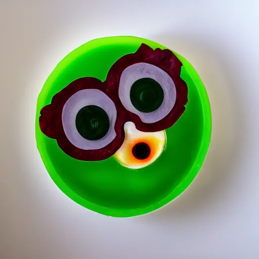 Image similar to tarsier jello art