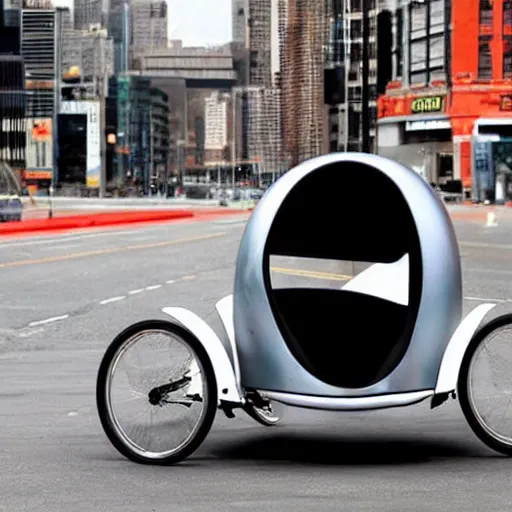 Prompt: nikola tesla designs hover tricycle, akira