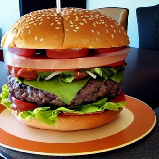 Image similar to the worlds largest burger