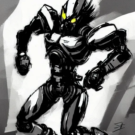 Image similar to mettaton from undertale in the style of yoji shinkawa, metal gear solid concept art