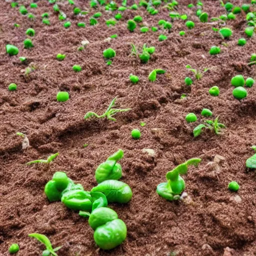 Image similar to how peas grow