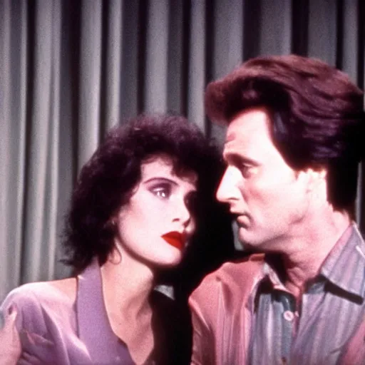 Image similar to a film still of the stand wonder of u in blue velvet(1986)