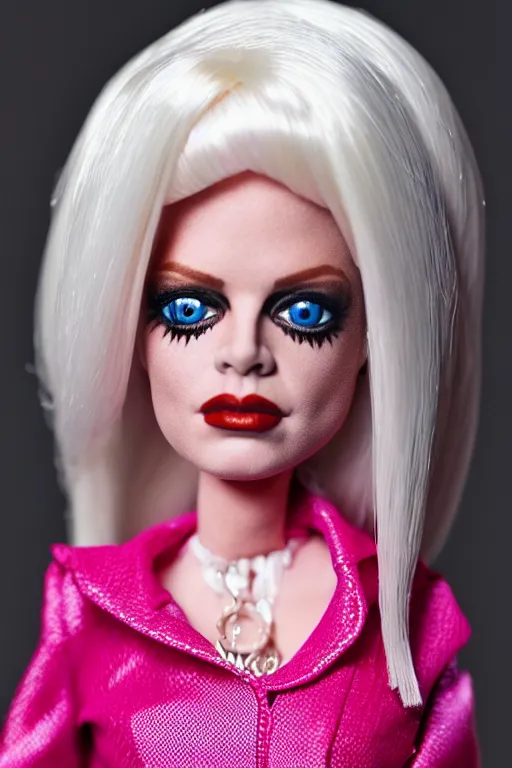 Prompt: genesis p - orridge barbie doll, highly detailed photograph, 8 k