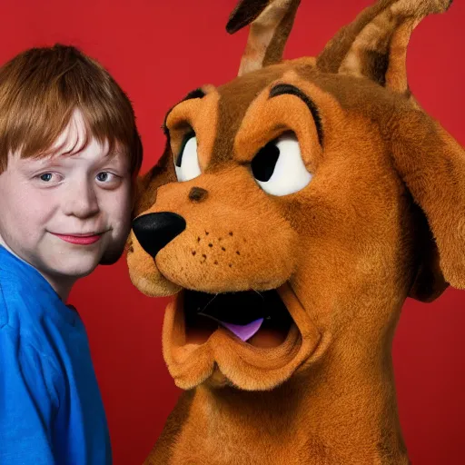 Prompt: portrait of scooby doo and shaggy photo by daniel farson