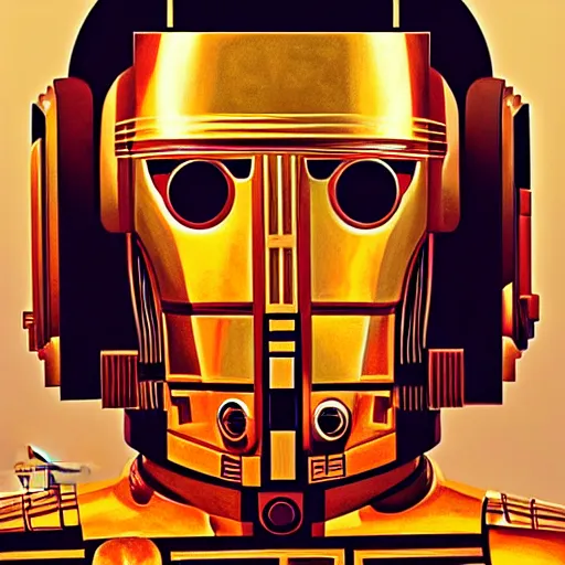 Prompt: symmetry!! portrait of c - 3 p 0, symmetry, intricate, elegant, highly detailed, smooth, sharp focus, concept art, digital painting, illustration, artstation, by fra angelico, sandra chevrier and greg ruthkowski