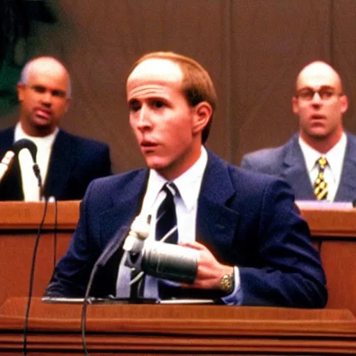 Image similar to airbud testifying before congress, 1 9 9 0 s photograph