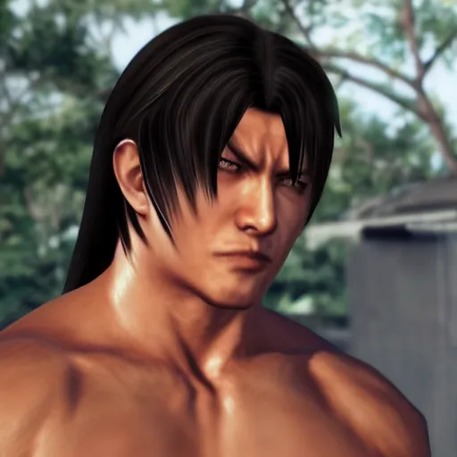 Prompt: jin kazama in dead or alive