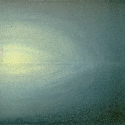 Image similar to the abstract painting'arctic void ', by caspar david friedrich!!!, by rothko!!!