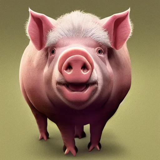 Image similar to boris johnson as pig, photorealistic, 8 k