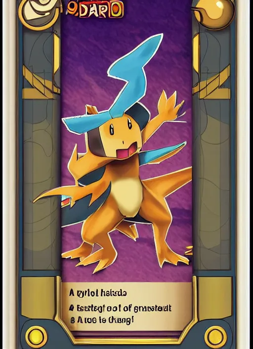 Prompt: a single pokemon card art from ancient egypt award