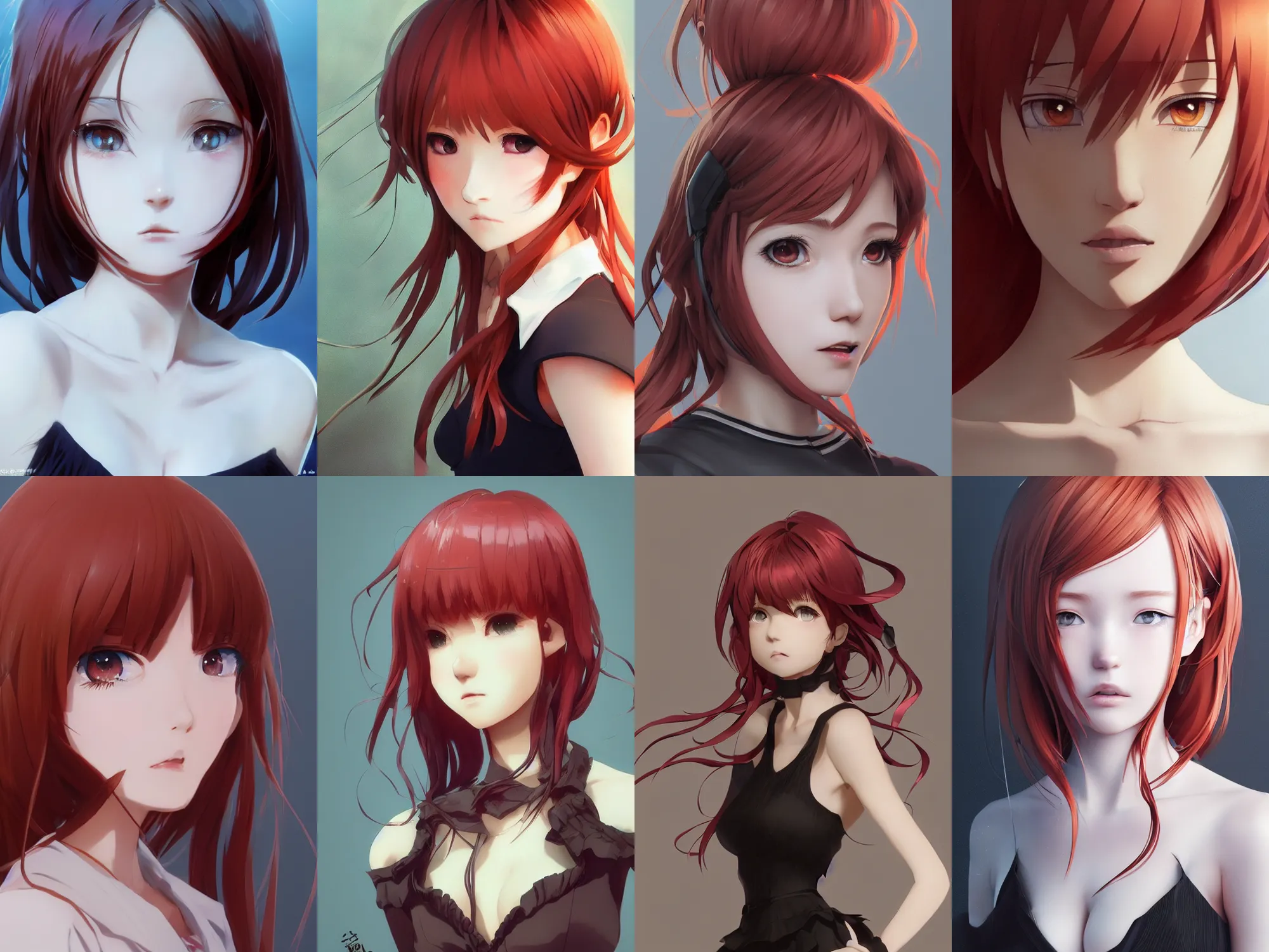 Gallery of realistic anime hairstyles to use with wildcards :  r/StableDiffusion