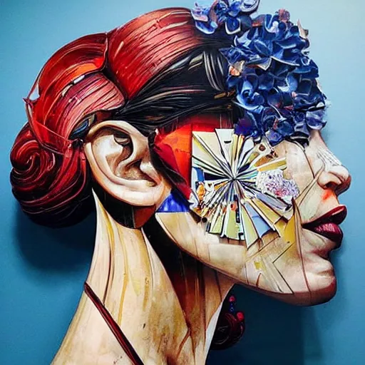 Image similar to a beautiful sculpture designed by Sandra Chevrier, superhero, photography