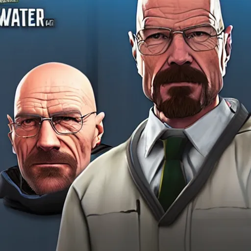 Image similar to walter white in overwatch