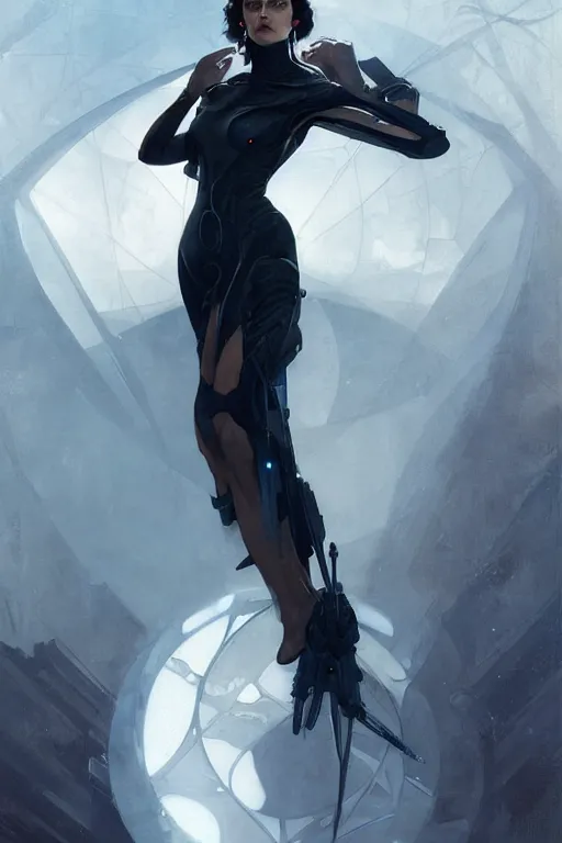 Prompt: elegant punisher aeon flux gown profile picture by greg rutkowski, dynamic pose, intricate, futuristic, fantasy, elegant, by stanley artgerm lau, greg rutkowski, thomas kindkade, alphonse mucha, loish, mugler, norman rockwell,