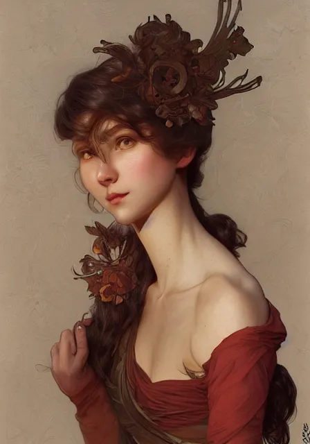 Image similar to intricate, elegant, highly detailed, digital painting, artstation, concept art, smooth, sharp focus, illustration, art by artgerm and greg rutkowski and alphonse mucha and william - adolphe bouguereau