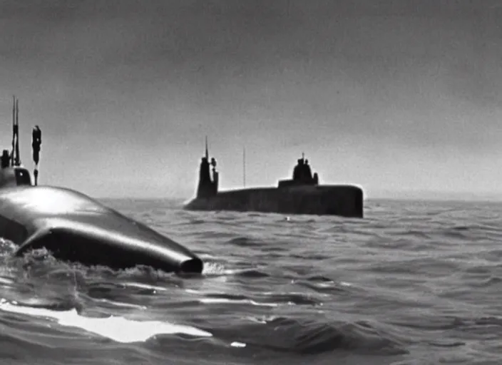 Image similar to scene from the 1 9 6 0 submarine spy thriller film the hunt for red october