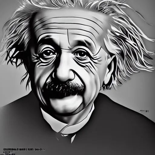 Image similar to albert einstein by park jun seong