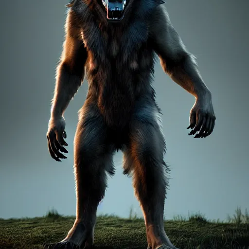 Image similar to cute werewolf from van helsing unreal engine hyperreallistic render 8k character concept art masterpiece