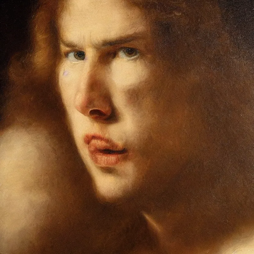 Prompt: An extremely detailed beautiful portrait of Tom Cruise by Rembrandt van Rijn; masterpiece; masterpiece; masterpiece; masterpiece; masterpiece