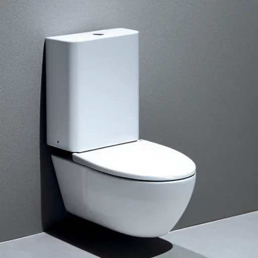 Prompt: jonathan ive dieter rams toilet bowl flush circulation system