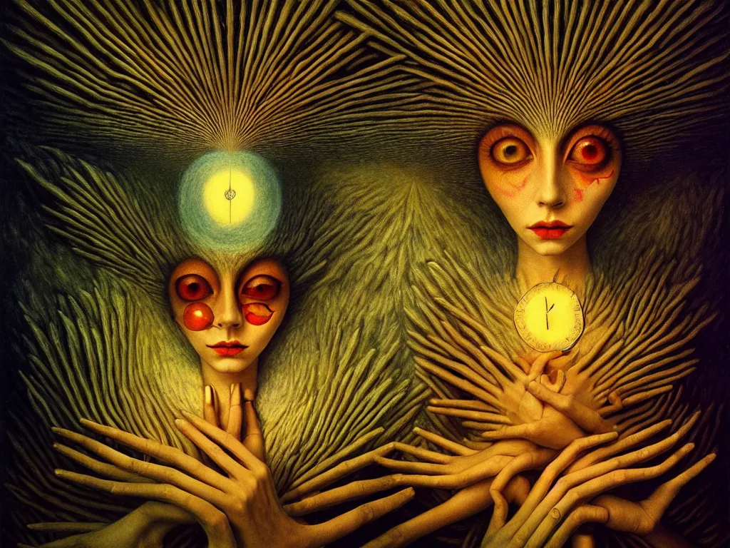 Image similar to highly detailed photo of consciousness, trending on deviantart, neo surrealism, sharp focus, 4 k, a lot of little details, octane, masterpiece, art by remedios varo