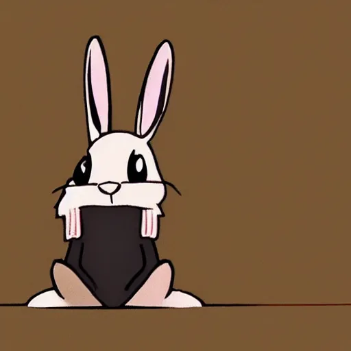 Image similar to a rabbit in the style of life is strange