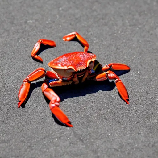 Prompt: Mark Zuckerberg crab walking to the dollar store