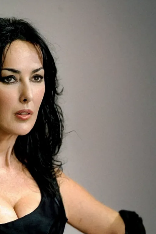 Image similar to Monica Bellucci as the President of the USA