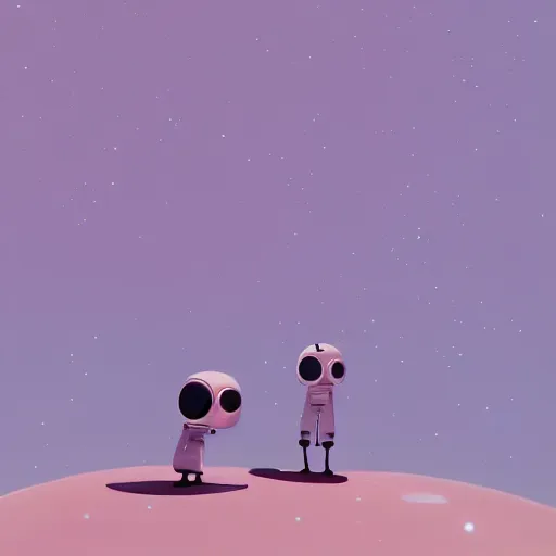 Prompt: Liminal space in outer space by Goro Fujita