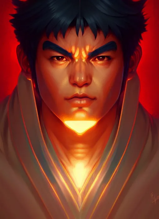 Prompt: symmetry!! ryu, street fighter, glowing lights!! intricate, elegant, highly detailed, digital painting, artstation, concept art, smooth, sharp focus, illustration, art by artgerm and greg rutkowski and alphonse mucha