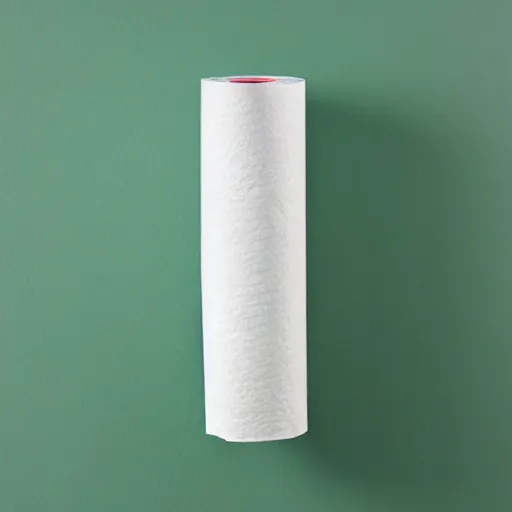 Image similar to anthropomorphic paper towel roll