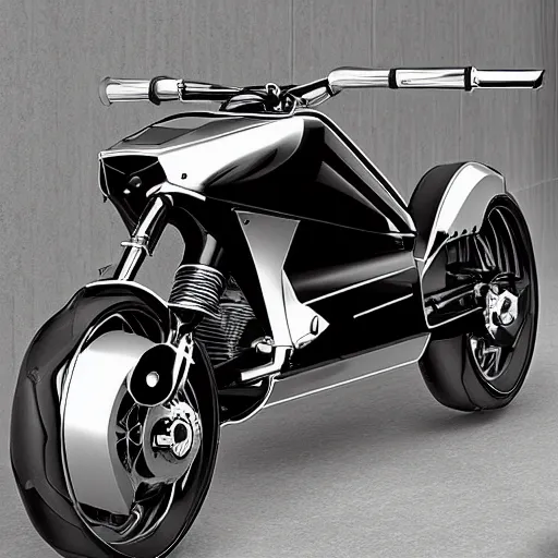 Image similar to futuristic motorbike