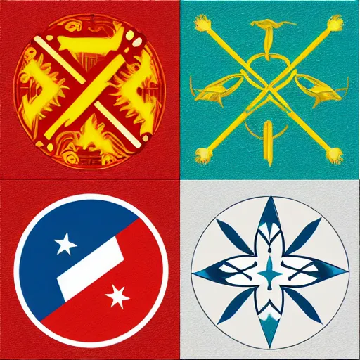 Image similar to four nation symbols avatar