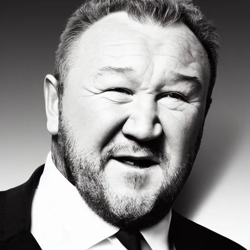 Prompt: Ray Winstone working at McDonald's, 4k photograph