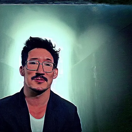 Prompt: markiplier is a messiah, godly photo