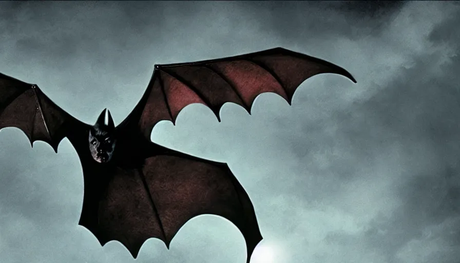 Image similar to big budget horror movie a genetically engineered bat